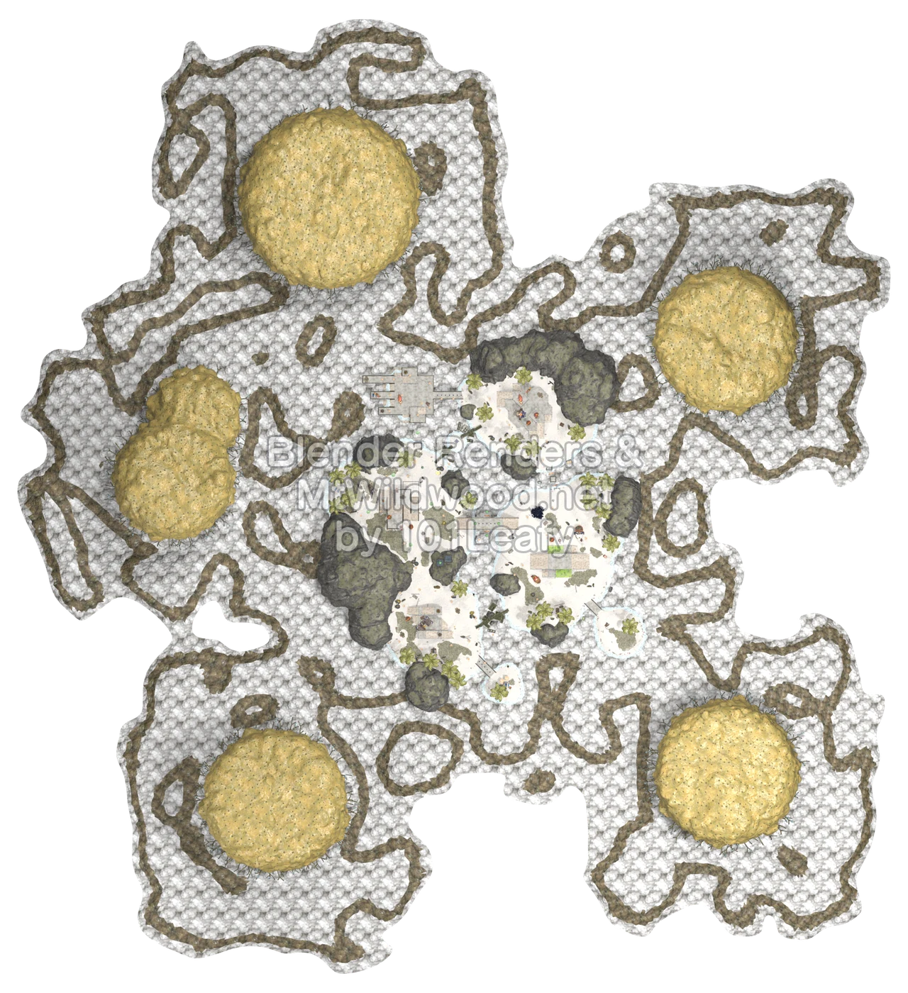 Splatoon Raiders Baygull Beach Map (top view) Splatoon Raiders Baygull Beach Map (top view)