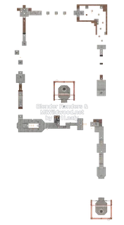 Splatoon Raiders Airplane Food Map (top view)