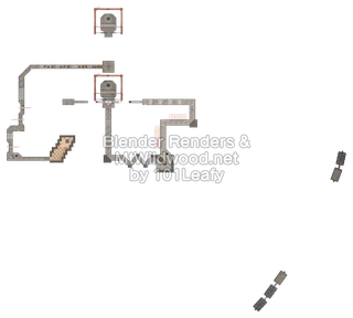 Splatoon Raiders Blended Up Map (top view)