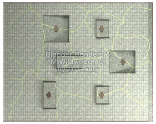 Splatoon Raiders Tier 1 Map C Map (top view)