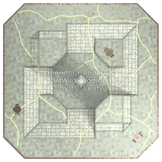 Splatoon Raiders Tier 1 Map D Map (top view)