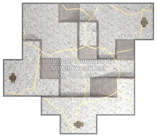 Splatoon Raiders Tier 2 Map C Map (top view)