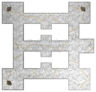 Splatoon Raiders Tier 3 Map A Map (top view)