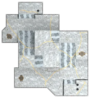 Splatoon Raiders Tier 3 Map D Map (top view)