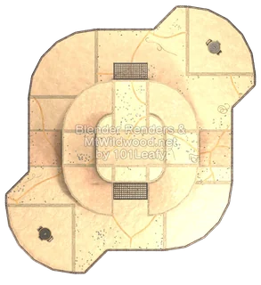 Splatoon Raiders Tier 4 Map B Map (top view)