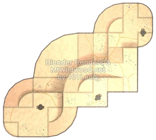 Splatoon Raiders Tier 4 Map C Map (top view)