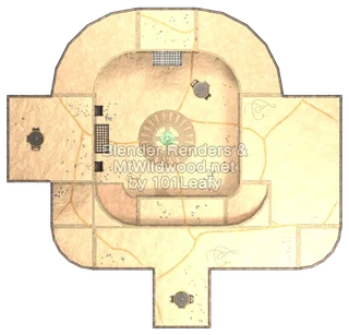 Splatoon Raiders Tier 4 Map E Map (top view)