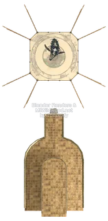 Splatoon Raiders Gold Club Map (top view)