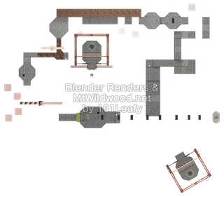 Splatoon Raiders Leaps Off the Tongue Map (top view)