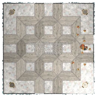 Splatoon Raiders Mosamun Den Map (top view)