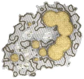 Splatoon Raiders Piel Coast Map (top view)