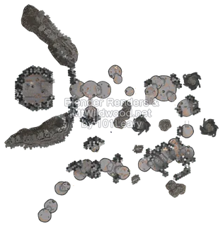 Splatoon Raiders Sahlse Vents Map (top view)