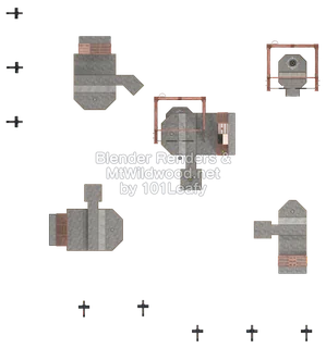 Splatoon Raiders Sticky Sweet Map (top view)