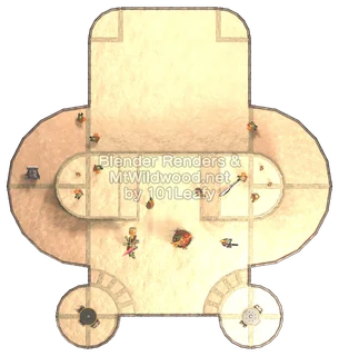 Splatoon Raiders Upper Tier Map (top view)