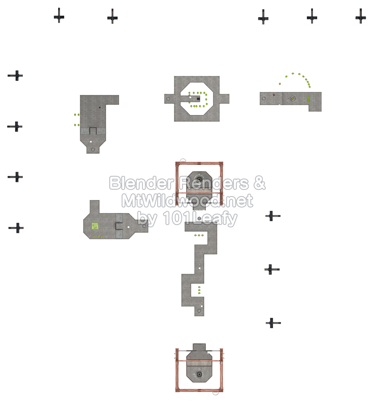 Splatoon Raiders Cheese Pull Map (top view)