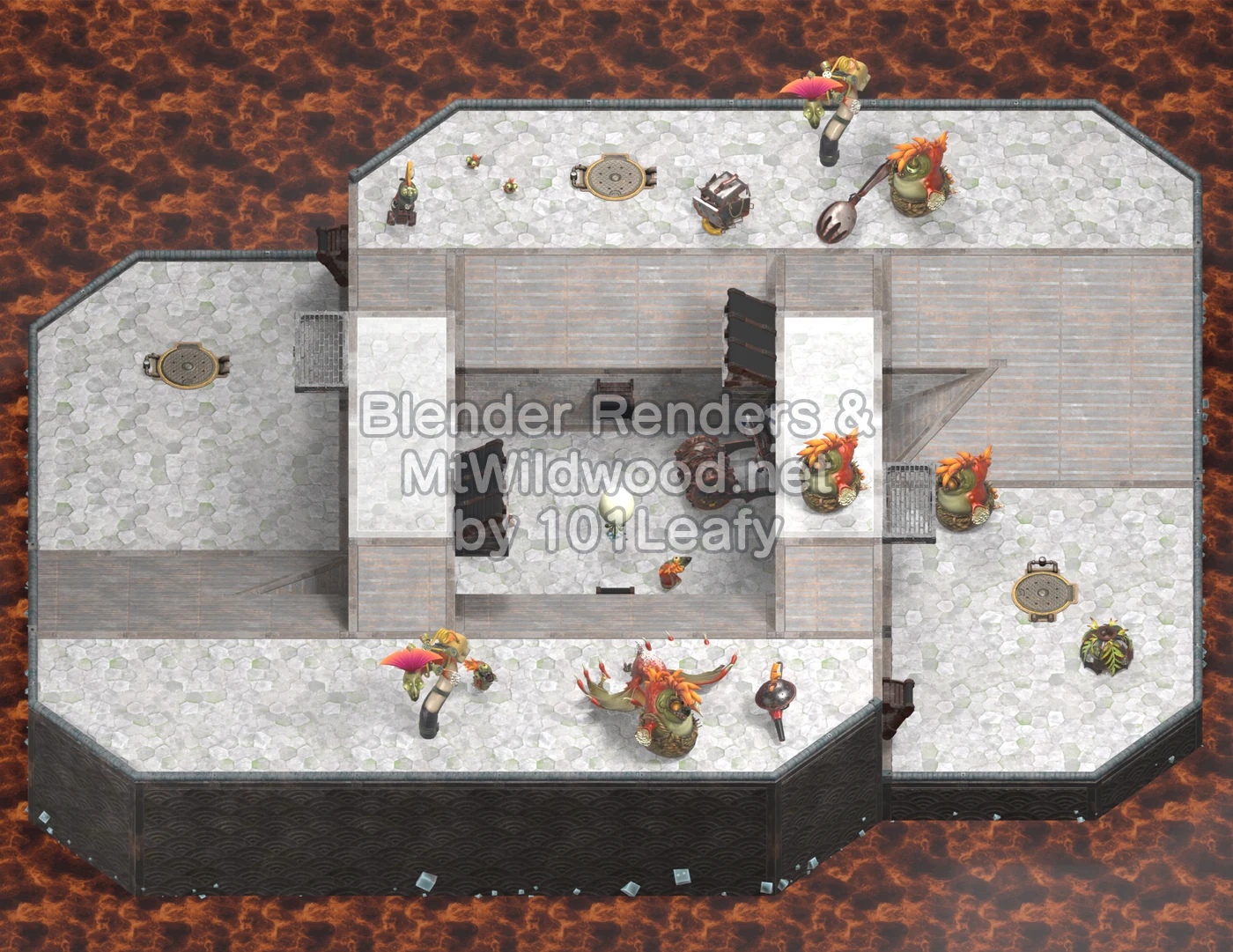 Splatoon Raiders Gjoza Buried Ruins Floor 2 Map (45° view) Splatoon Raiders Gjoza Buried Ruins Floor 2 Map (45° view)