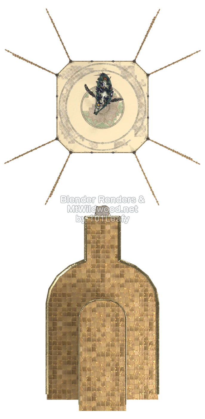 Splatoon Raiders Gold Club Map (top view)