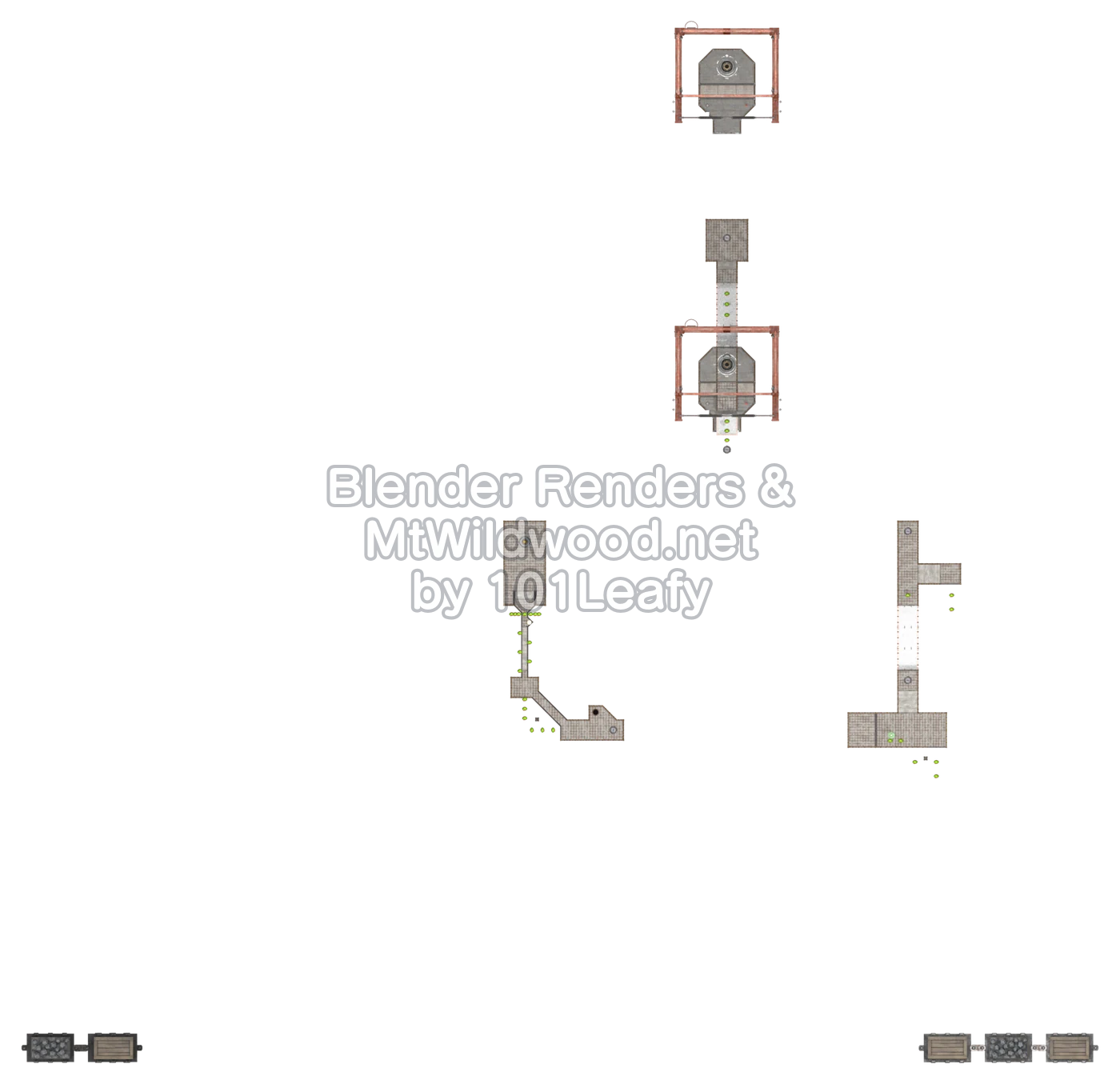 Splatoon Raiders Hand Tossed Map (top view)