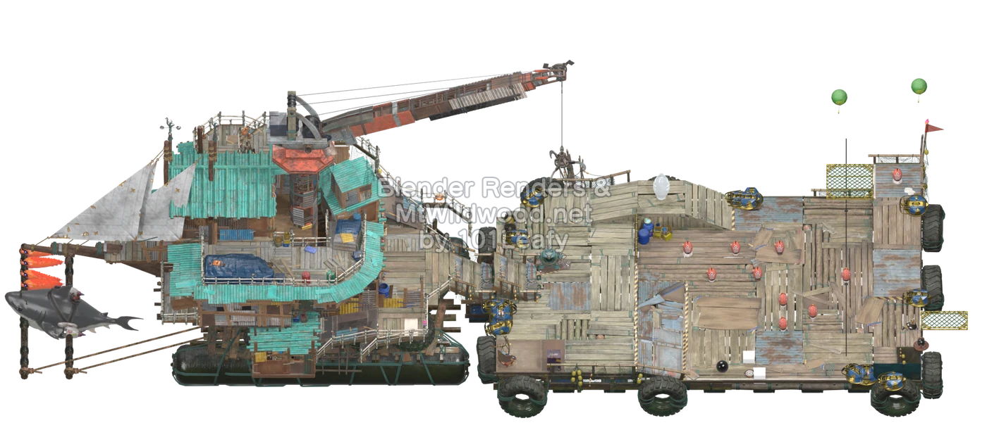 Splatoon Raiders Hideout Ship Hideout Ship Construction 1 Map (45° view)