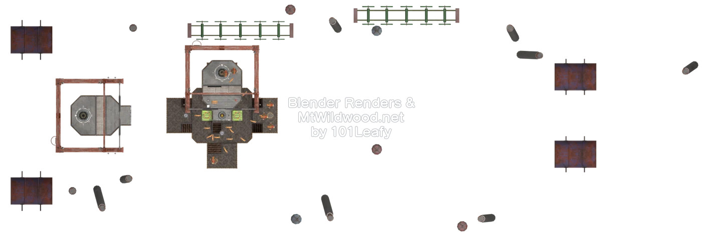 Splatoon Raiders Plain & Dry Map (top view)