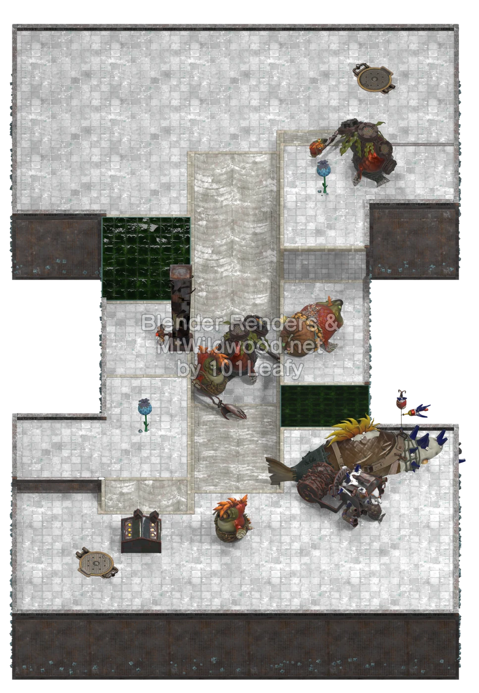 Splatoon Raiders Quekub Buried Ruins Floor 2 Map (45° view) Splatoon Raiders Quekub Buried Ruins Floor 2 Map (45° view)