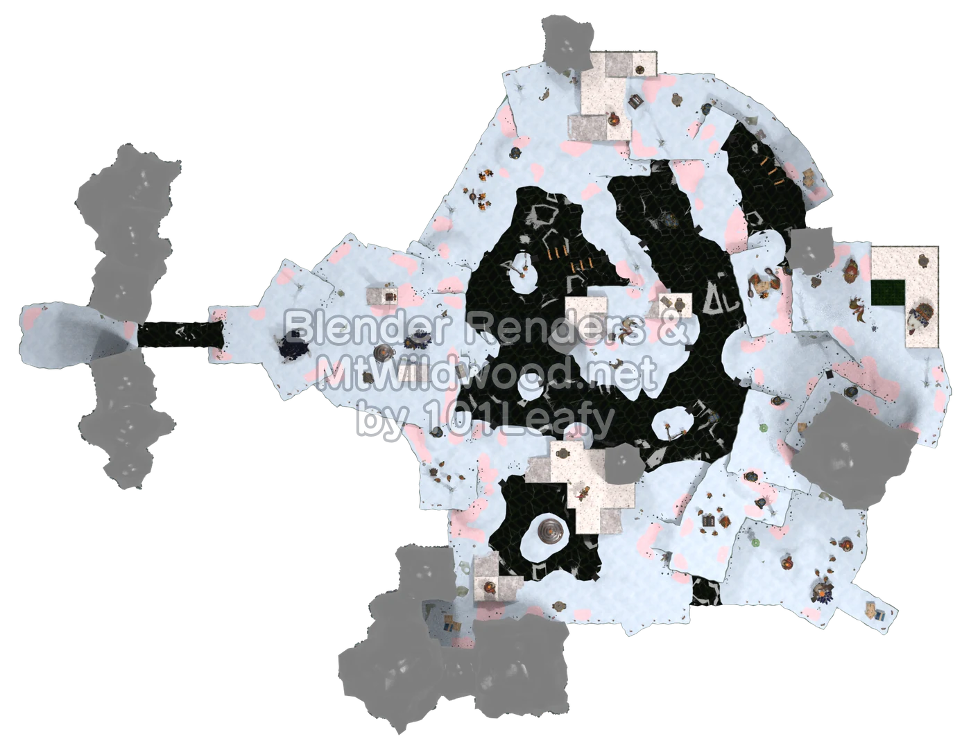 Splatoon Raiders Rinboh Lake Map (top view) Splatoon Raiders Rinboh Lake Map (top view)