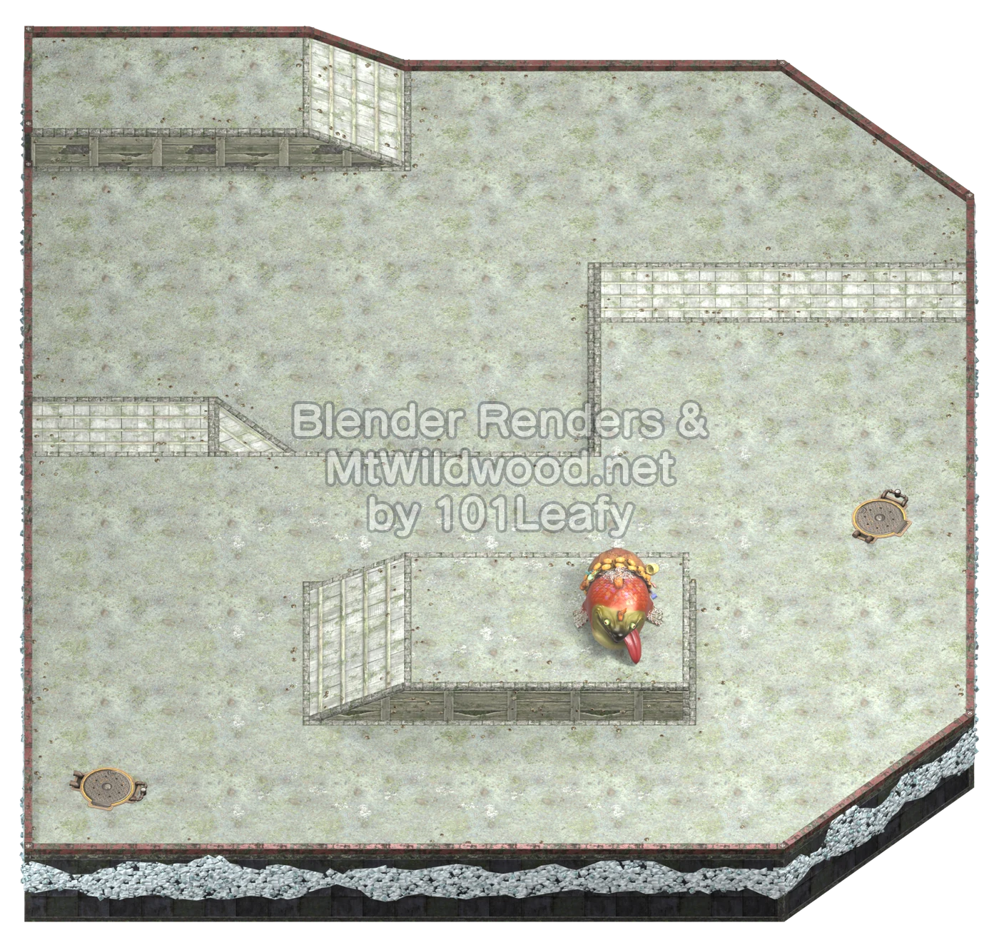 Splatoon Raiders Scayl Buried Ruins Floor 2 Map (45° view) Splatoon Raiders Scayl Buried Ruins Floor 2 Map (45° view)