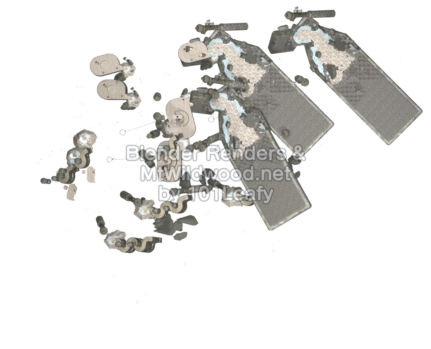 Splatoon Raiders Sea Surface Map (top view)