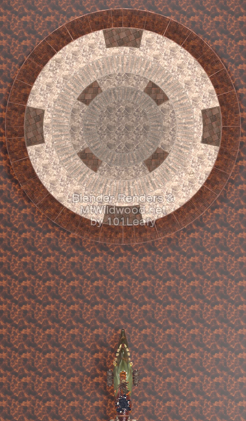 Splatoon Raiders Stonuvan Temple Map (top view)