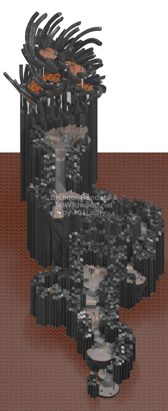 Splatoon Raiders Yaksubi Volcano Map (45° view) Splatoon Raiders Yaksubi Volcano Map (45° view)