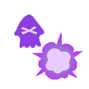 Splatoon Raiders Danger Burst Icon