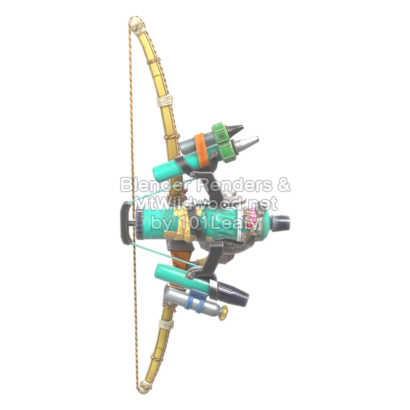 Splatoon Raiders Bambus-Stringer (Hinten) 3D-Modell Splatoon Raiders Bambus-Stringer (Hinten) 3D-Modell