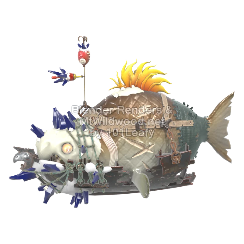 Splatoon Raiders Gobb gargantuesque (Profil) Modèle 3D