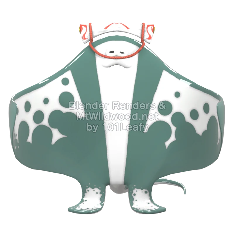 Splatoon Raiders Big Man 1 (Front) 3D Render