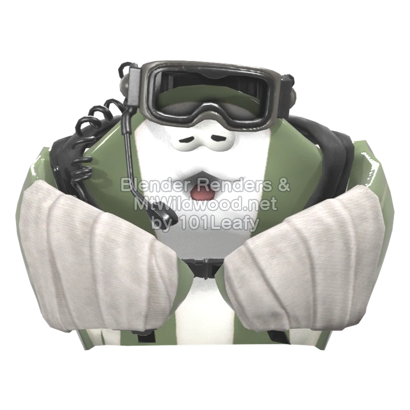 Splatoon Raiders Big Man 3 (Front) 3D Render