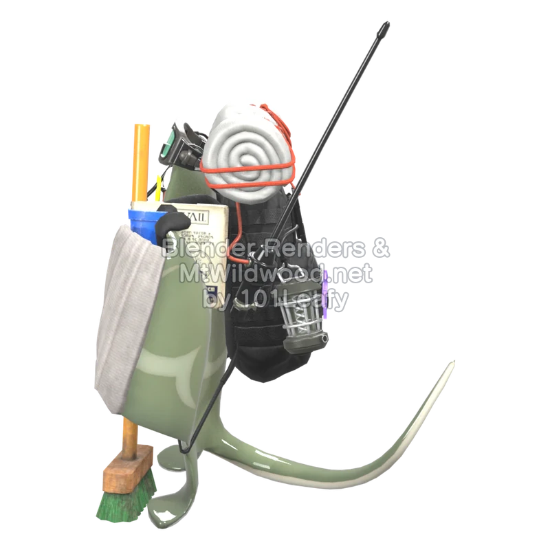 Splatoon Raiders Big Man 4 (Side) 3D Render