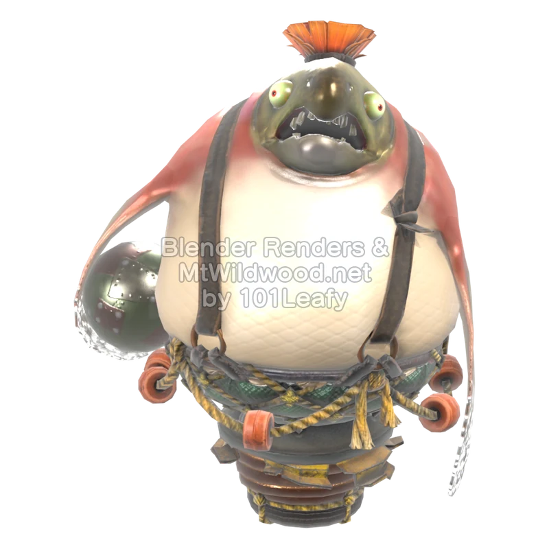 Splatoon Raiders Big Shot (Front) 3D Render Splatoon Raiders Big Shot (Front) 3D Render