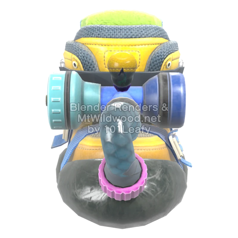 Splatoon Raiders Blast Boot 5 (Front) 3D Render