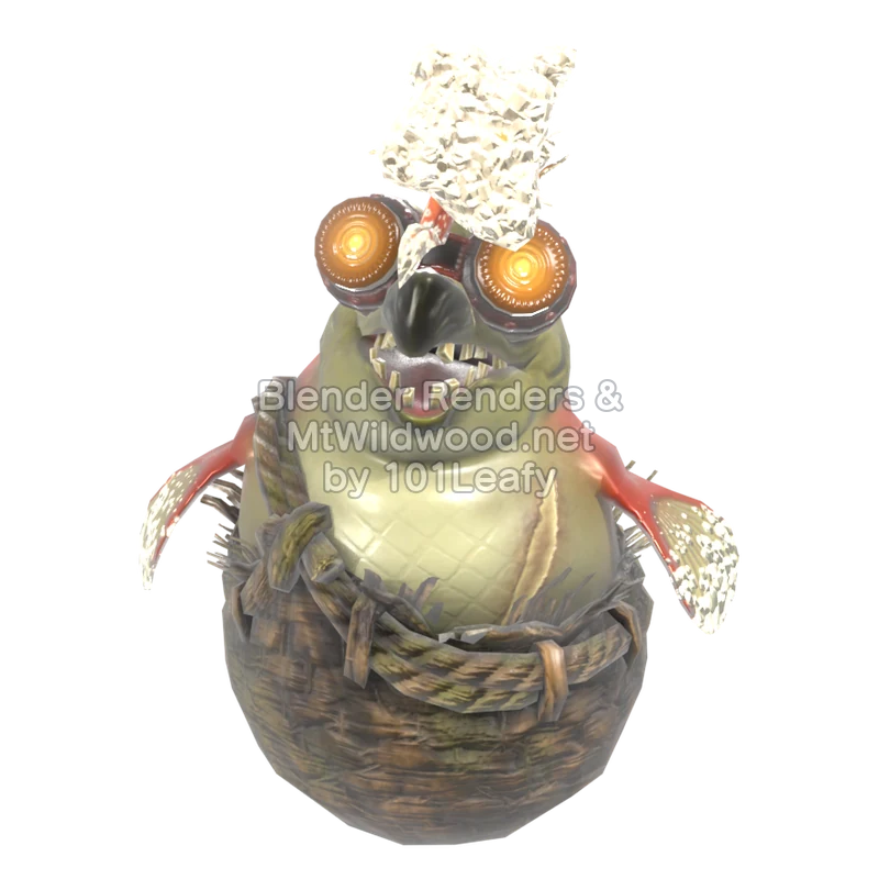 スプラトゥーン レイダース ボムドスコイ 2 (正面) 3Dモデル