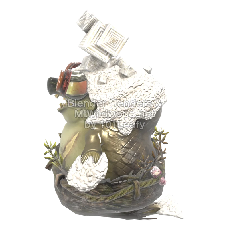 スプラトゥーン レイダース ボムドスコイ 3 (側面) 3Dモデル
