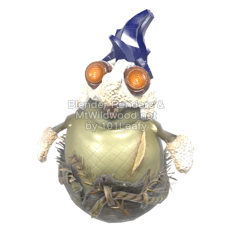 スプラトゥーン レイダース ボムドスコイ 4 (正面) 3Dモデル