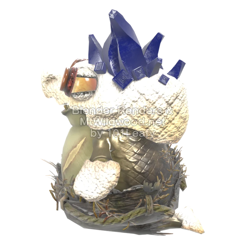 スプラトゥーン レイダース ボムドスコイ 4 (側面) 3Dモデル