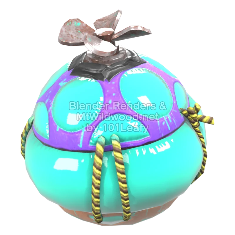 Splatoon Raiders Bombloons 1 (Side) 3D Render
