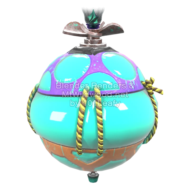 Splatoon Raiders Bombloons 3 (Side) 3D Render