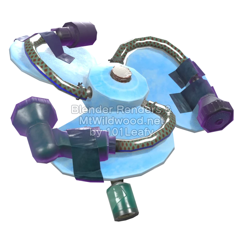 Splatoon Raiders Booyarang 1 (Side) 3D Render