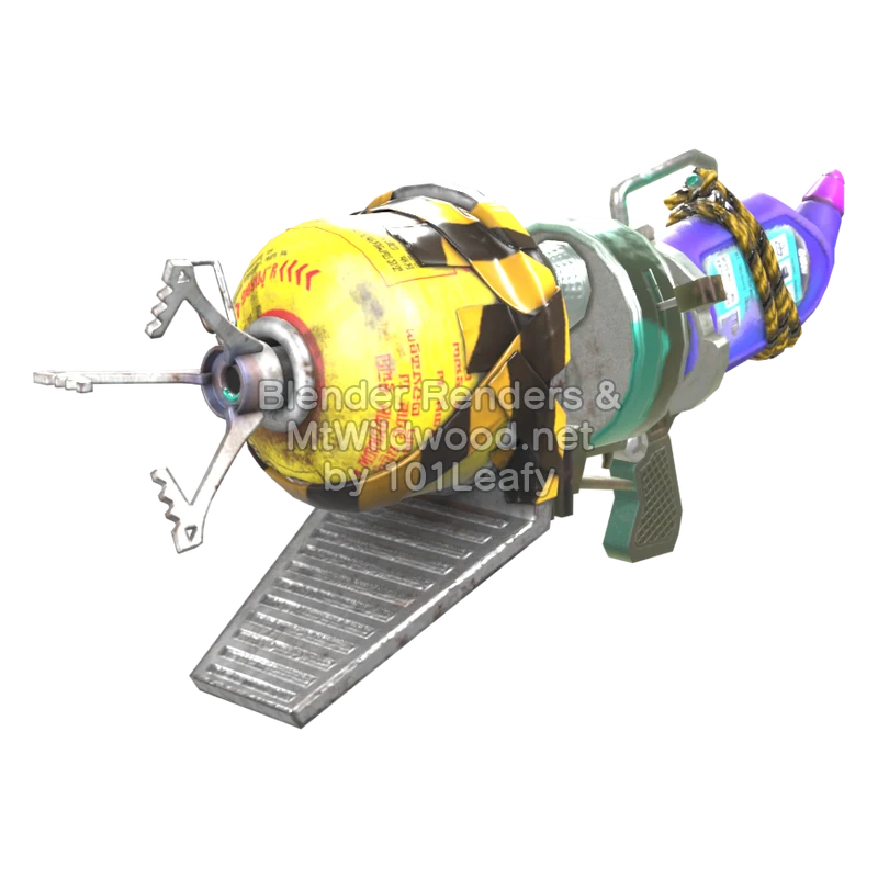 Splatoon Raiders Propan-Blaster (Seite) 3D-Modell Splatoon Raiders Propan-Blaster (Seite) 3D-Modell