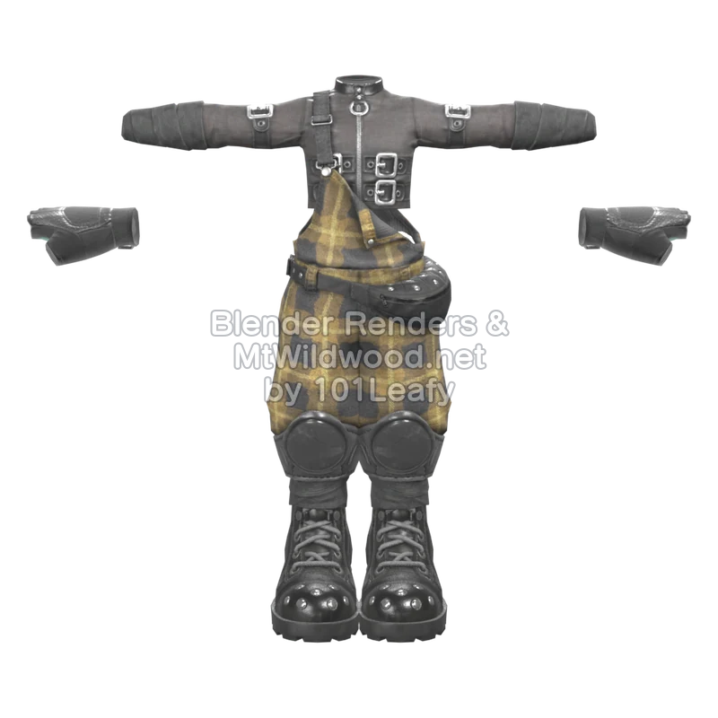 Splatoon Raiders Checkmate Punk 1 (Front) 3D Render Splatoon Raiders Checkmate Punk 1 (Front) 3D Render