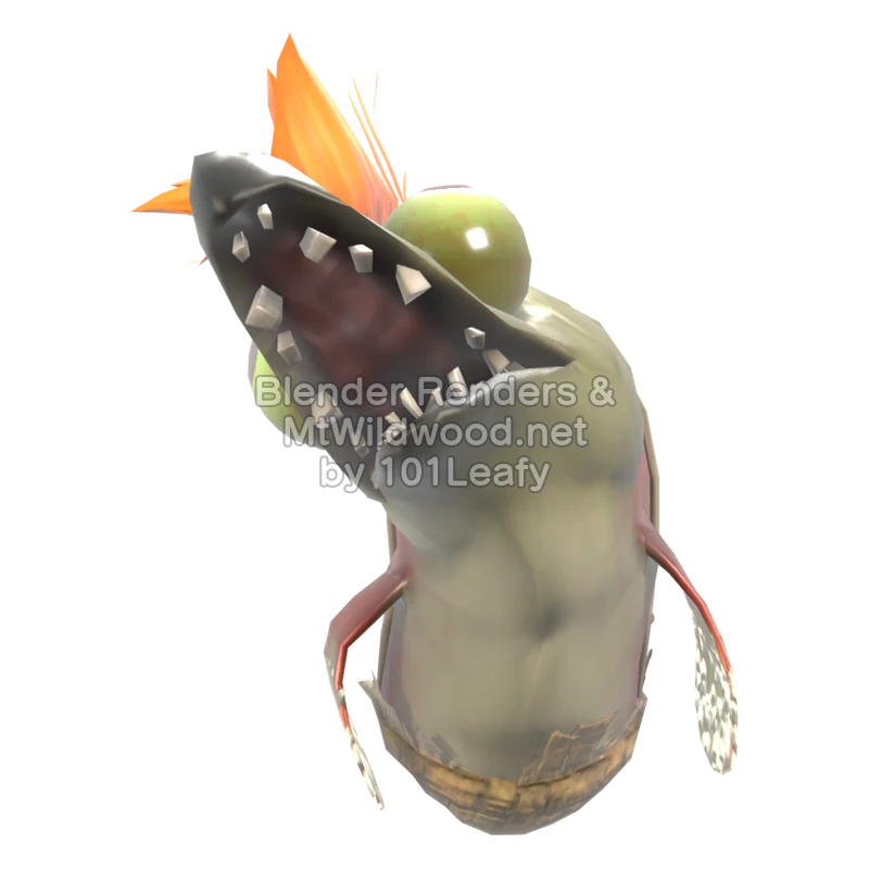 Splatoon Raiders Chum 1 (Front) 3D Render Splatoon Raiders Chum 1 (Front) 3D Render