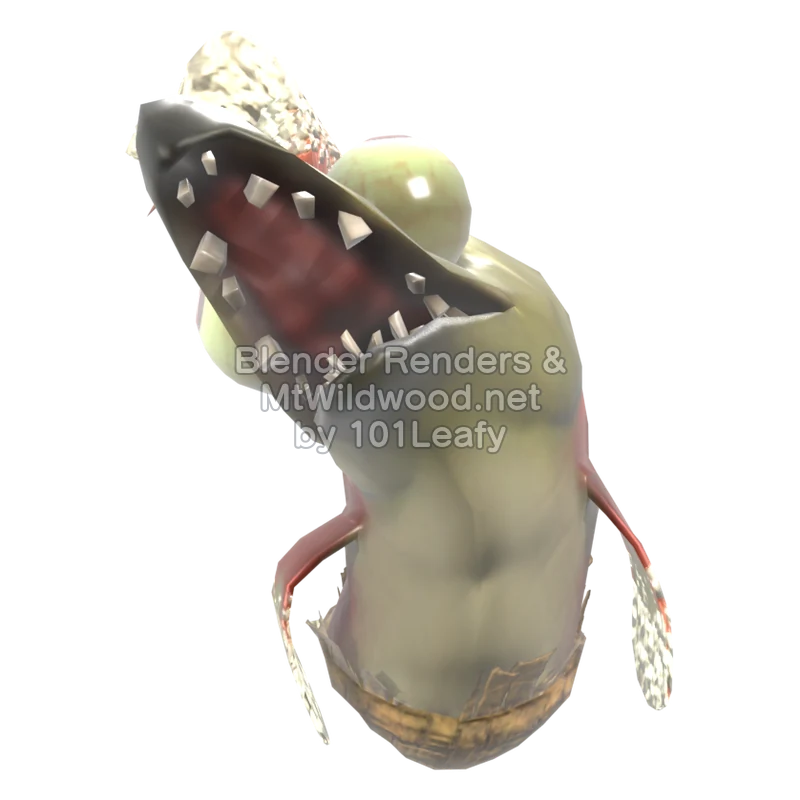 Splatoon Raiders Chum 2 (Front) 3D Render Splatoon Raiders Chum 2 (Front) 3D Render