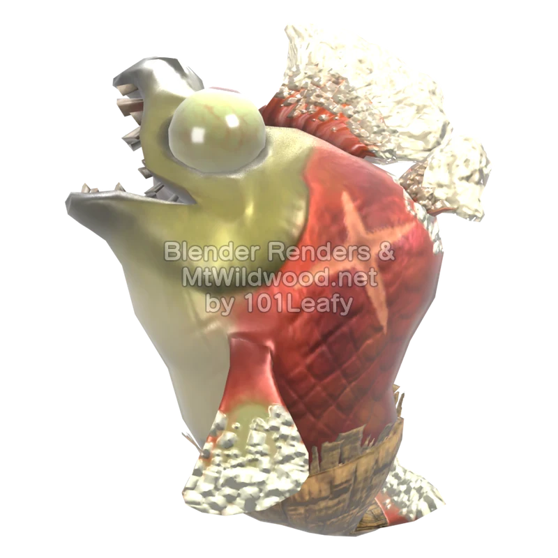 Splatoon Raiders Chum 2 (Side) 3D Render Splatoon Raiders Chum 2 (Side) 3D Render